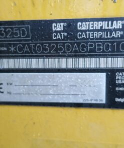 CAT325DL GP01029 excavator