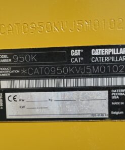 Caterpillar 950K J5M01027